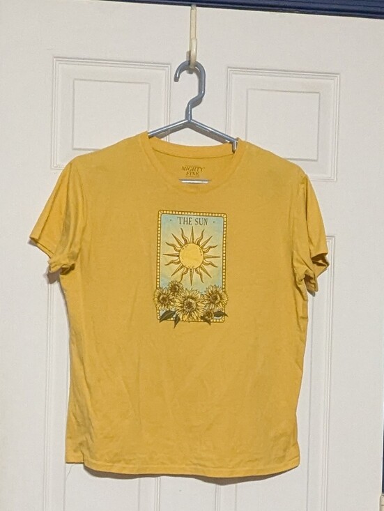 Mighty Fine Tops - Mighty Fine Yellow Sunflower Tarot Graphic Tee